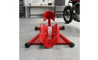 Motorcycle Front Wheel Stand Welded   Frame Motorcycle Wheel Chock Metal Vehicle Storage for Workshop