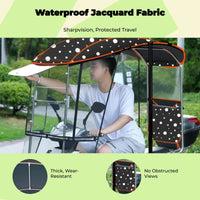 Electric Motorcycle Rain & Sun Shield, Stainless Steel