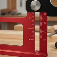 Woodworking Height Gauge Anodized Shop Tool Knurled Knob