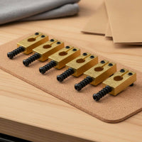 Electric Guitar Bridge Saddle Long-Lasting Construction Brass String Saddle Musical Instrument Accessory for Luthiers