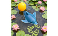 Dolphin with Floating Ball Blue Floating Dolphin Marine for Ponds