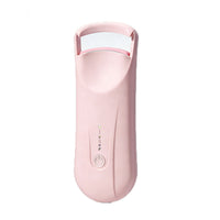 Handheld Eyelash Curler with Viewing Window Portable Heated Eyelash Curler Natural Curl Makeup Tool Safe for Beginners, Travel