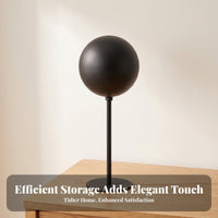 Helmet Display Rack Spherical Top Freestanding Helmet Holder Stand Matte Finish for Tabletop