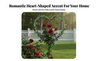 Heart-Shaped Trellis Indoor and Outdoor Use Shaped climbing plant Guide fused Construction Climbing Plant Holder for Gardeners, Potted Plants, Balcony, Indoors