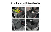 2-in-1 Car Support Storage Box Multifunctional Foldable Organizer Versatile Convertible Backrest Storage Bin for Grocery Shopping