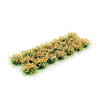 Display Decor Miniature Flower Clump Green Textured for Model Makers