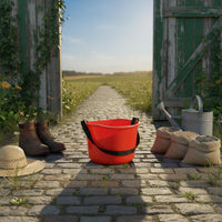 Shoulder Strap Picking Pail Single-Piece Molding Fertilizer Spreader Pail