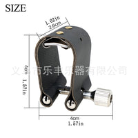 Alto Saxophone Accessory U-Shaped Soft Leather Strap with PVC Box