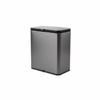 Stainless Steel Trash Container Sliding Lid Wall-Mounted Trash Container Space