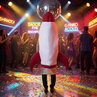One-Piece Spacecraft Costume Polyester Dress up Clothes Unique Design for Adults