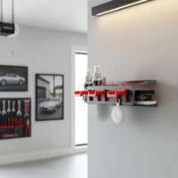 Spray Bottle Storage Rack Sturdy Duty Metal Car Detailing Tool Rack Car Detailing Tool Holder Easy Installation
