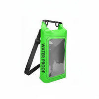 Sturdy PVC Material 2L Roll Waterproof Bag Touch Screen Friendly Waterproof Bag Phone Holder Adjustable Shoulder Strap Outdoor Gear Lightweight for Swimming, Beach