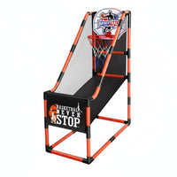 Indoor Outdoor Use Kids Basketball Hoop Stand Balls and Pump Included Portable Basketball Goal Height Adjustable Play Equipment Easy Assembly for Toddlers, Backyard, Playroom