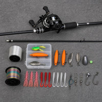Carbon Fiber Lure Fishing Rod and Reel Combo for Freshwater and Saltwater Angling