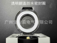 户外防尘防腐插座 NEMA6-30防水插座 30A 250V 美标明装防水插座 美规
