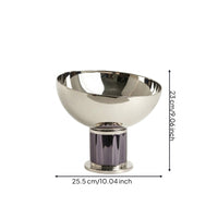 Aluminum Bowl Silver Tabletop Bowl Versatile for Home Staging