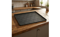 Silicone Mat with Raised Rim Waterproof Silicone Mat with Raised Edges Easy to Wipe down for Pet Owners, Coffee Lovers, Kitchen Counter, Floor