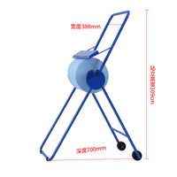 Industrial Large Roll Dust-Free Paper Holder Stainless Steel Wall-Mounted or Floor-Standing