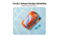 Double Design Swimming Safety Buoy Thickened Nylon Material Outdoor Water Swim Buoy Built-in Emergency Whistle for Triathletes, Lakes, Sea