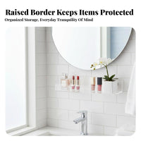 Clear Rack Invisible Design Transparent Suspending Shelf Areasaving