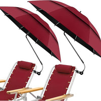 Outdoor Sun Umbrella UV Protection Fishing Camping Folding Beach Chair Umbrella Clamp Umbrella
