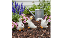3 Pieces Cute Resin Duck Planter Hanger Whimsical Climbing Duck Figurine Easy to Place Gift Idea for Aquarium