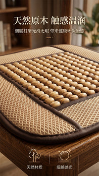 Wood Bead Car Seat Cushion for Summer Cooling, Universal Fit