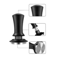 Espresso Tamper with Adjustable Distributor and Dosing Funnel Set