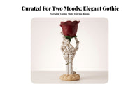 Halloween Candle Holder with Bloom
