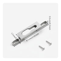 Sliding Door Lock Latch, Adjustable Hook Lock, Zinc Alloy Retainer, Pane Patio Door Hardware Replacement
