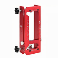 Door Hinge Router Jig Rectangular Frame Hardware Tool for Woodworking