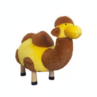 Camel Stool creature Shape paddinged Accent Seat whimsy-filled Design for browsing corner