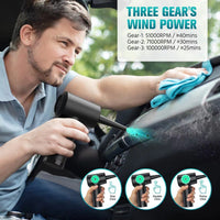 Portable Cordless Air Duster for Home and Car Use
