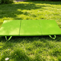Triple-Fold Exercise Mat Carrying Handles Triple-Fold Exercise Mat  Easy to Carry for Children