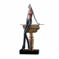 3 Pieces Snooker Figurine Gift Idea Billiards Statue Modern Design for Office