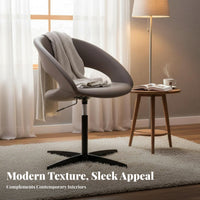 Upholstered Swivel Chair Minimalist Design Upholstered Pedestal Chair