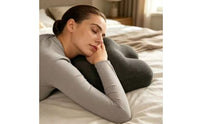 Multifunctional Hip Support Pillow Curved Leg Support Pillow Ergonomic Contoured Cushion Sloping Profile for Lounging, Sleeping