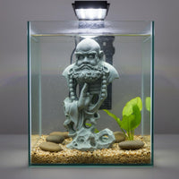 Bodhidharma Statue Miniature Zen Aquatic Aquarium Decoration Indoor and Outdoor