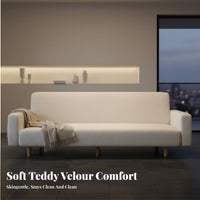 Multifunctional Fold-foldable Loveseat Bed Foldable Design Pull-foldable Floor Sleeper Multi-Functional transformable Couch Space-Saving for Apartment Dwellers, Young Adults, Students, Small areas, Living Room, Bedroom, Home fromice