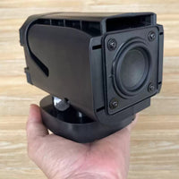 Sound Quality Boost Speaker with Pedestal Base Compact Full-Range Speaker DIY Mini for Audiophiles
