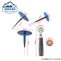 跨境24件套补胎蘑菇钉汽车补胎胶片蘑菇钉真空胎补胎胶片蘑菇钉