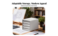 Desktop Drawer Cabinet Space-Saving Desk Organizer Multi-Purpose for Study Room