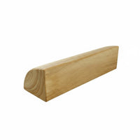 Paint-Unpainted Wooden Exercise Block Sturdy & Long-Lasting Arc Exercise Block Stable Half Round Wood Support Anti-Slip for Beginners, Children, Dancers, Dance Studio, Gym, Home