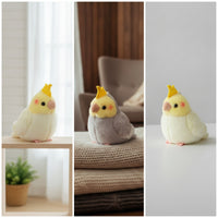 Cockatiel Stuffed Toy Toy Soft Cockatiel Stuffed Toy Stuffed Bird Cuddly Cute for Children, Desk, Bedroom