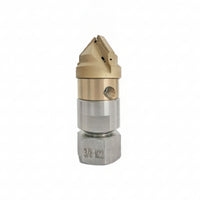 Drain Flushing Nozzle Compact Piping Cleaning Nozzle Leak Resistant for Plumbers