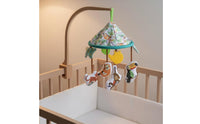 Safari Creature Mobile Easy Setup Crib Hanging Creature Toy Rotation for Babies
