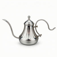 Pour over Coffee Kettle Vintage Gooseneck Kettle with Lid Elegant for Office