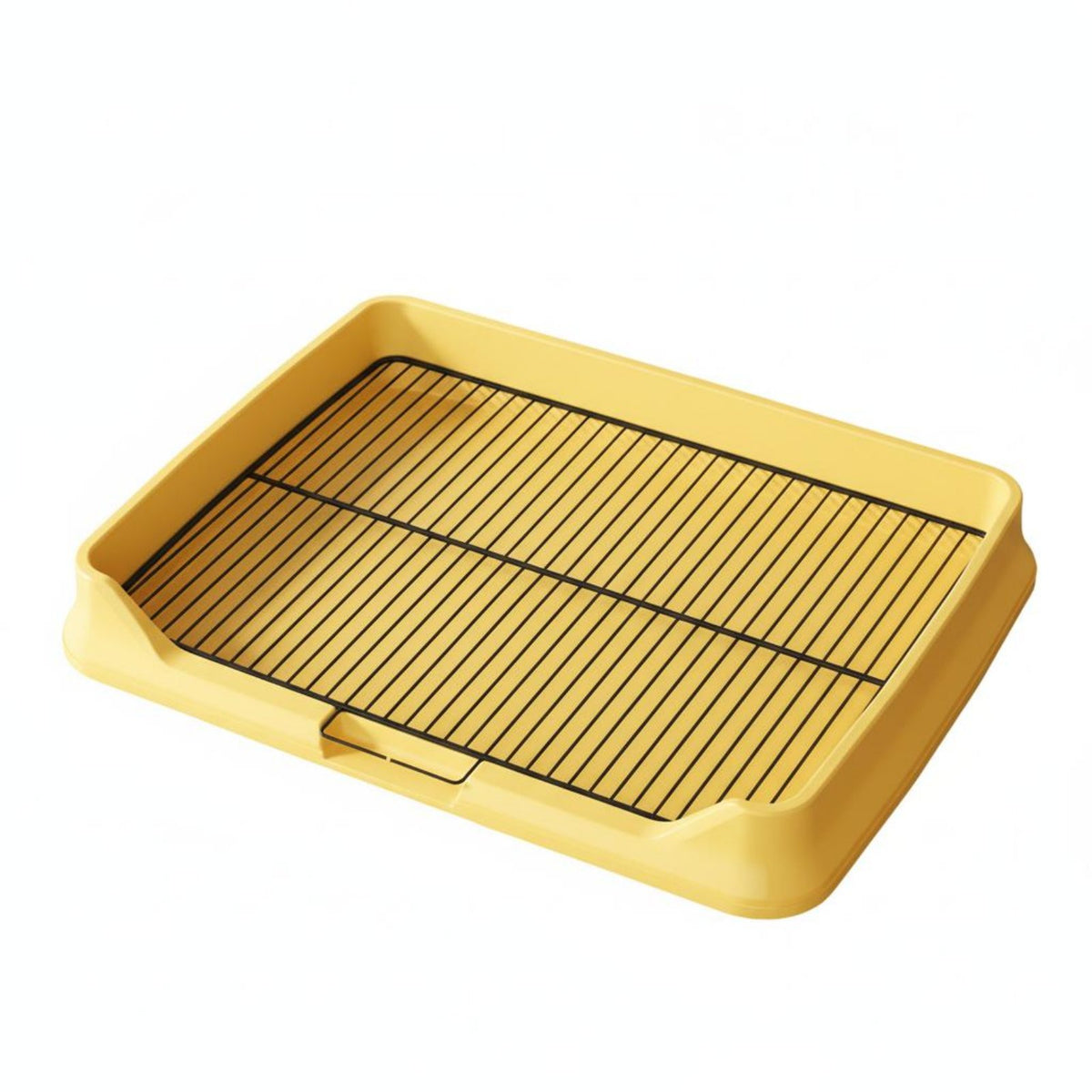 Indoor Dog Toilet Keeps Paws Dry Dog Potty Tray Puppy Pee Training Tray Spill-Resistant Puppy Training Pad Holder for Small Dogs