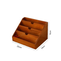 Wooden Desk Organizer Sturdy Wood Desk Storage Rack Sturdy for Study Room