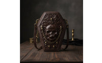 Crossbody Bag Hard-Sided Gothic Handbag Adjustable  Bag for Goths, Cosplayers, Concerts, Cosplay